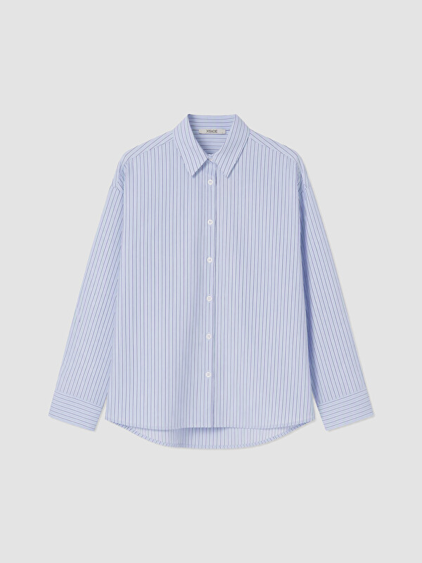 XSIDE Woman Blue Shirt
