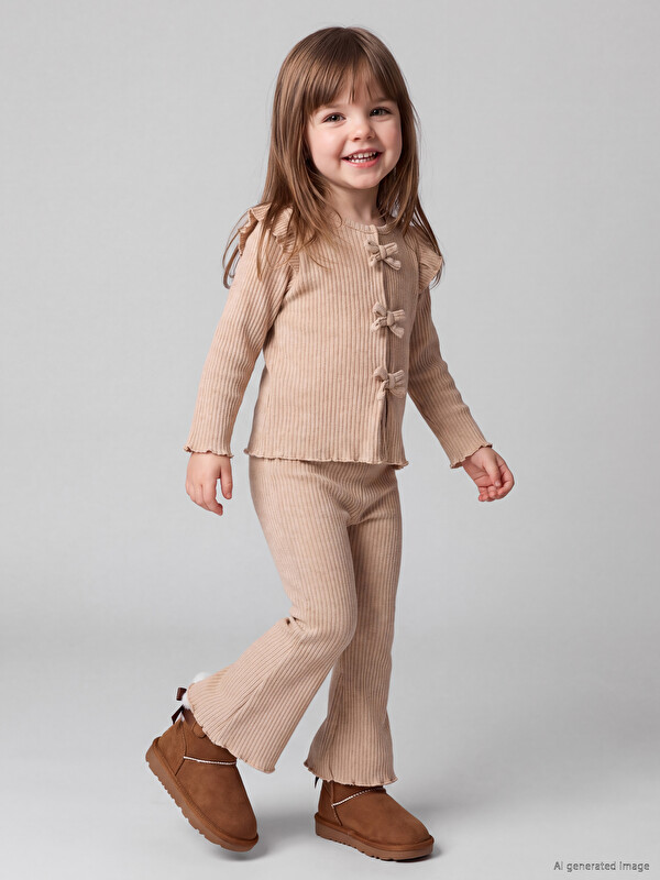 LCW baby Baby Girls' Top and Pants Set