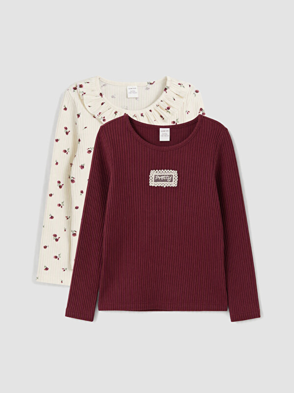 LCW Kids Bordo Majica Devojka