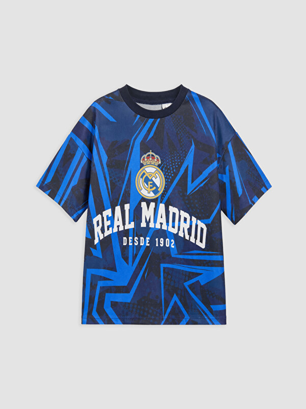 LCW Kids Real Madrid Baskılı Erkek Çocuk Tişört