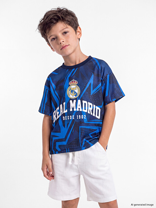 LCW Kids Футболка хлопчача з принтом Real Madrid
