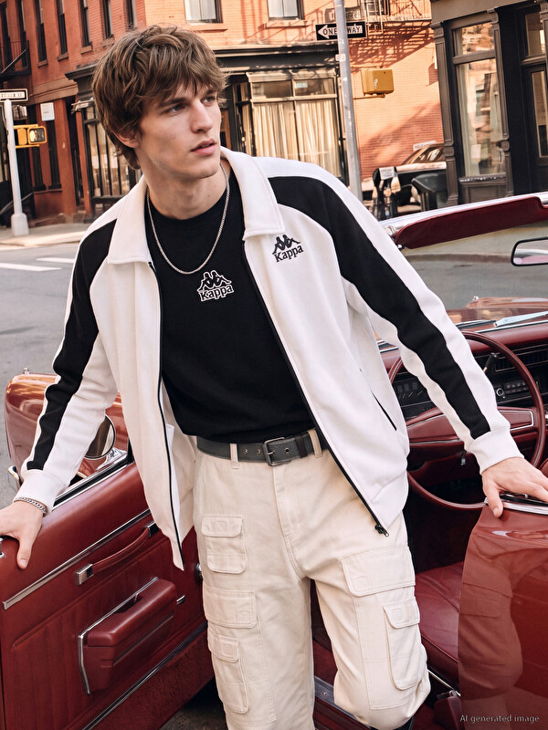 Kappa LC WAIKIKI Loose Fit Erkek Fermuarlı Sweatshirt