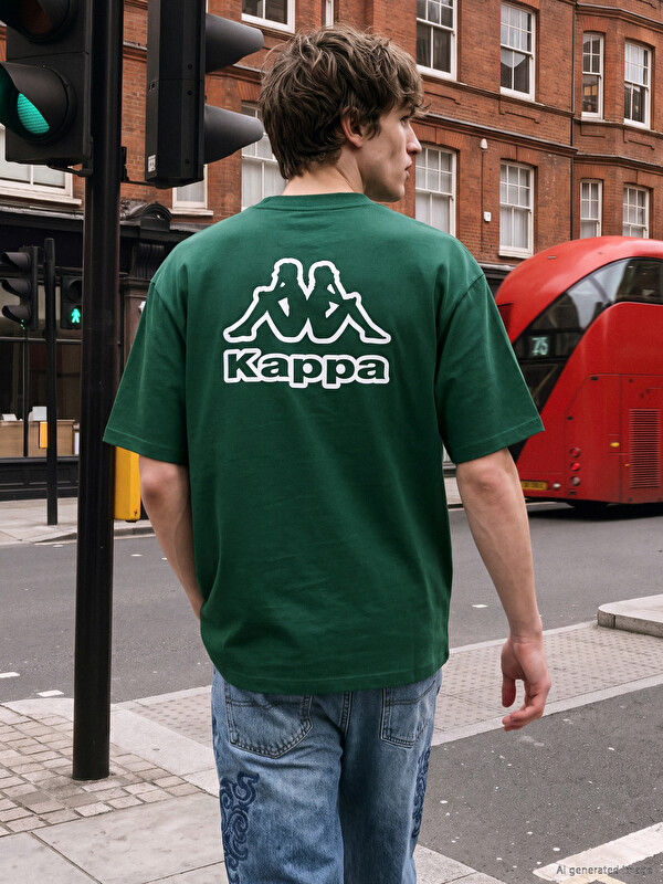 Kappa LC WAIKIKI Embroidered Crew Neck Men's T-Shirt