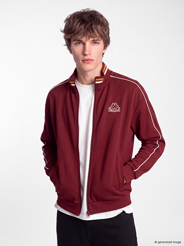 Kappa LC WAIKIKI Dik Yaka Erkek Fermuarlı Sweatshirt