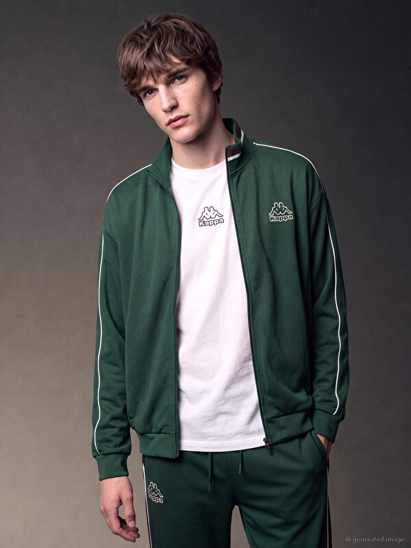 Kappa LC WAIKIKI Dik Yaka Erkek Fermuarlı Sweatshirt