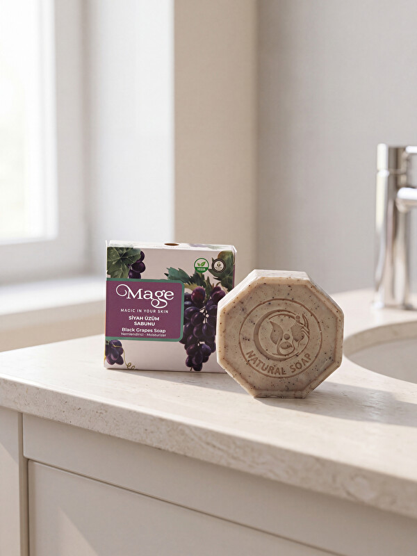 Mage Black Grape Scented Solid Soap 128 g