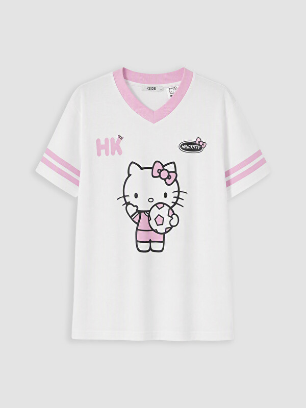 XSIDE Hello Kitty Printed %100 Cotton Women's T-Shirt