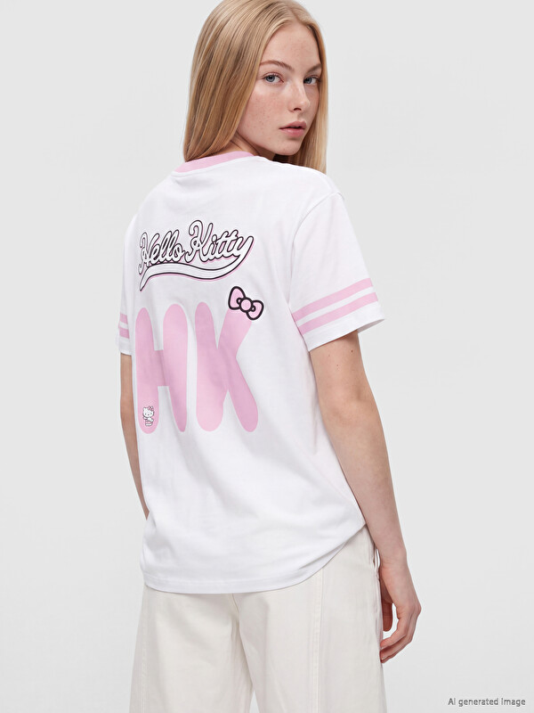 XSIDE Hello Kitty Printed %100 Cotton Women's T-Shirt