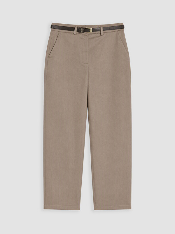 LCWAIKIKI Classic Beli Kemerli Kadın Cigarette Pantolon