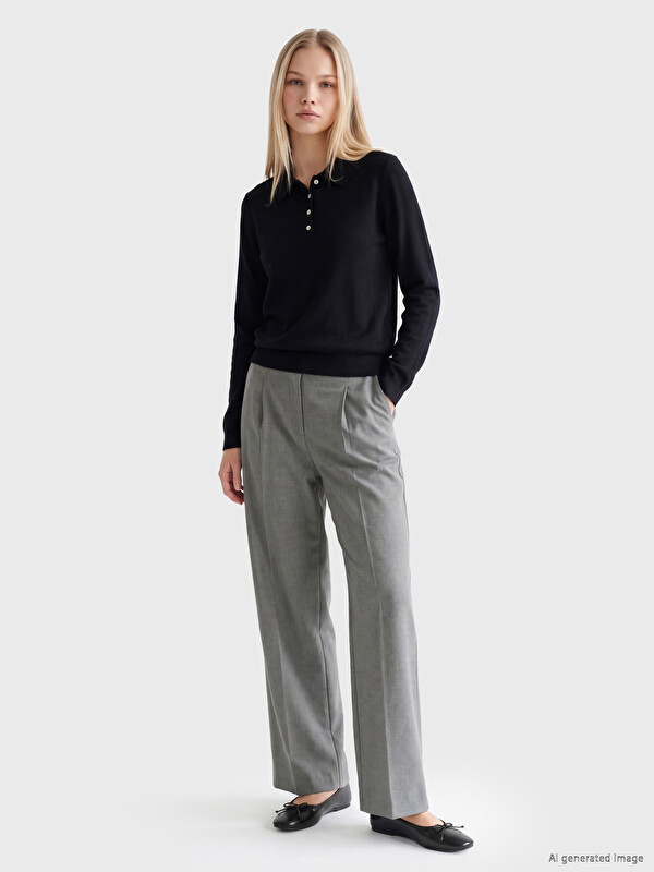 LCW Vision Wideleg Women's Fabric Trousers