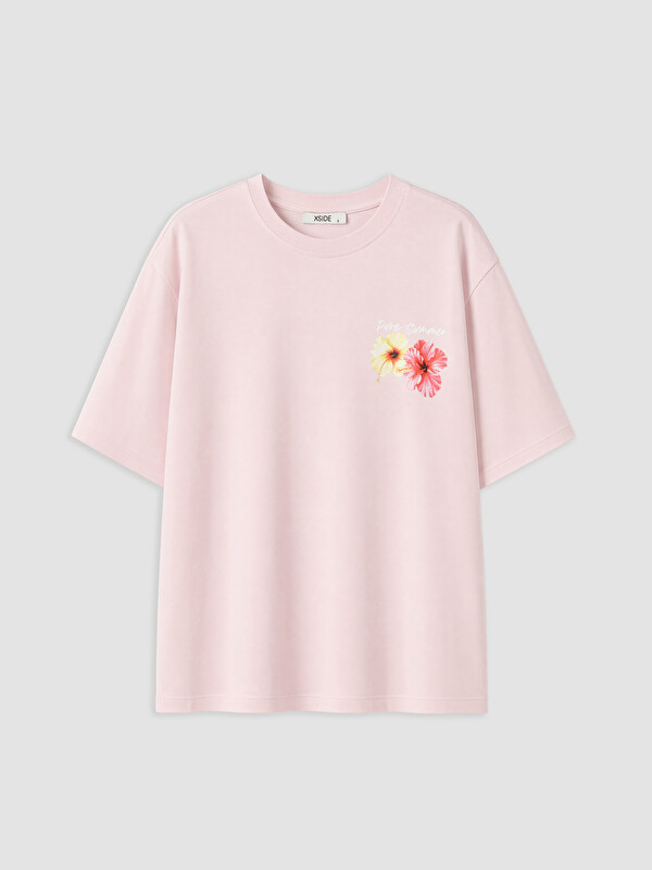 XSIDE %100 Cotton Oversize Women's T-Shirt