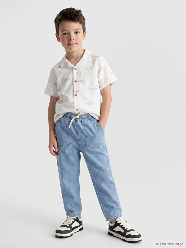 LCW Kids Loose Fit Erkek Çocuk Jean Pantolon