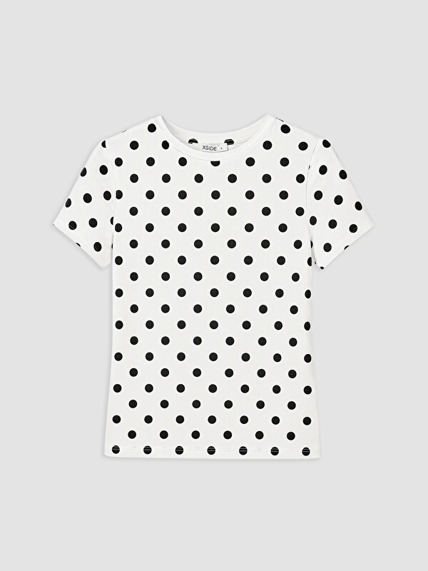 XSIDE Femër Ngjyre Pana T-shirt