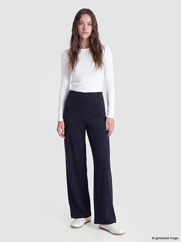 LCW Modest Pantaloni De Trening Soft Touch Femeie