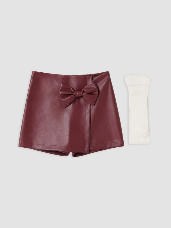 LCW Kids Girl Bordeaux Skort
