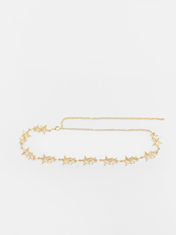 LCW ACCESSORIES Yıldız Detaylı Kadın Zincir Kemer
