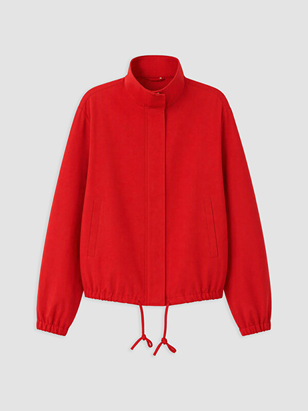LCW EVERYDAY Пальто жіноче оверсайз з коміром-стійкою