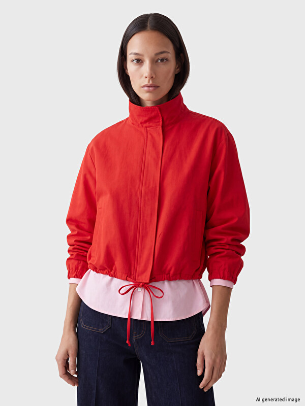 LCW EVERYDAY Mock Neck Oversize Women's Coat