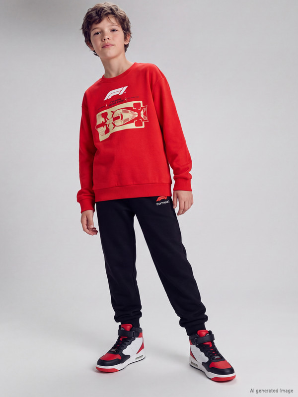 LCW Kids Formula 1 dječačke debele jogger trenirke