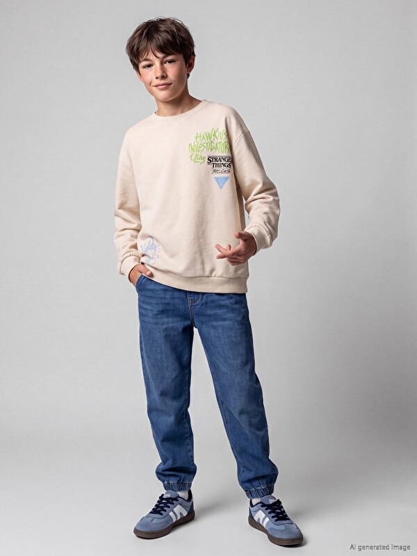LCW Kids Blugi Jogger Băieți