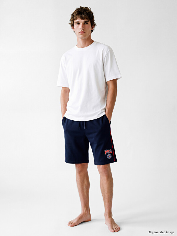 LC WAIKIKI Regular Fit PSG Printed Men's Shorts