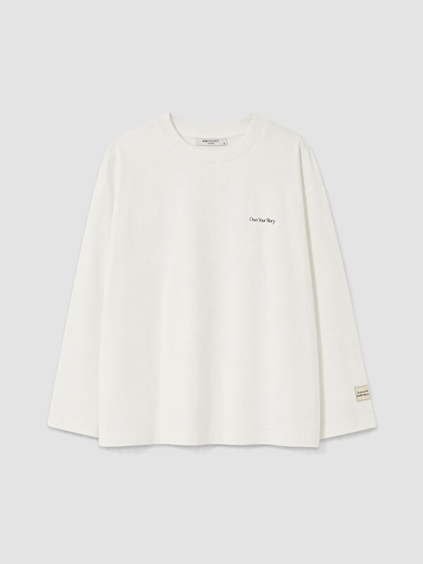 LCW Modest Baskılı Oversize Kadın Sweatshirt Tunik