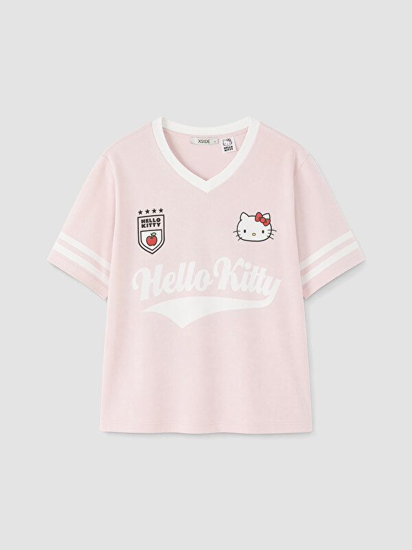 XSIDE Hello Kitty Printed 100% Cotton Women's T-Shirt