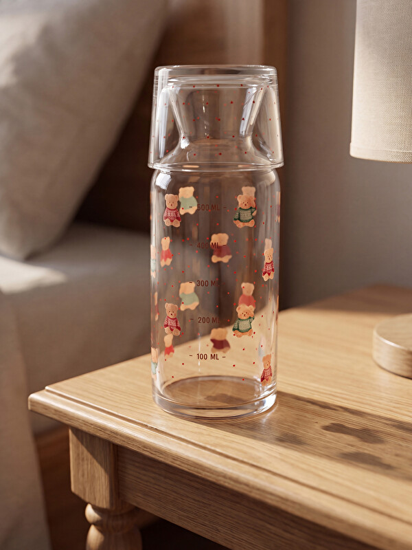 LCW HOME Ayı Teddy Baskılı Cam Sürahi 700 ml