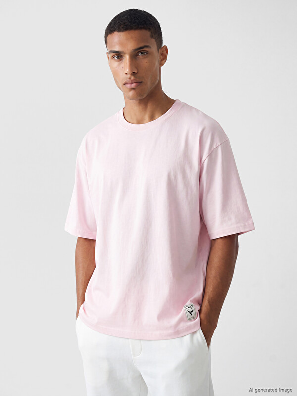 XSIDE ACTIVE Loose Fit Bisiklet Yaka  Erkek Spor Tişört