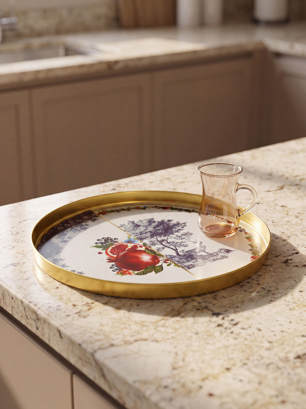 LCW HOME Baskılı Metal Tepsi