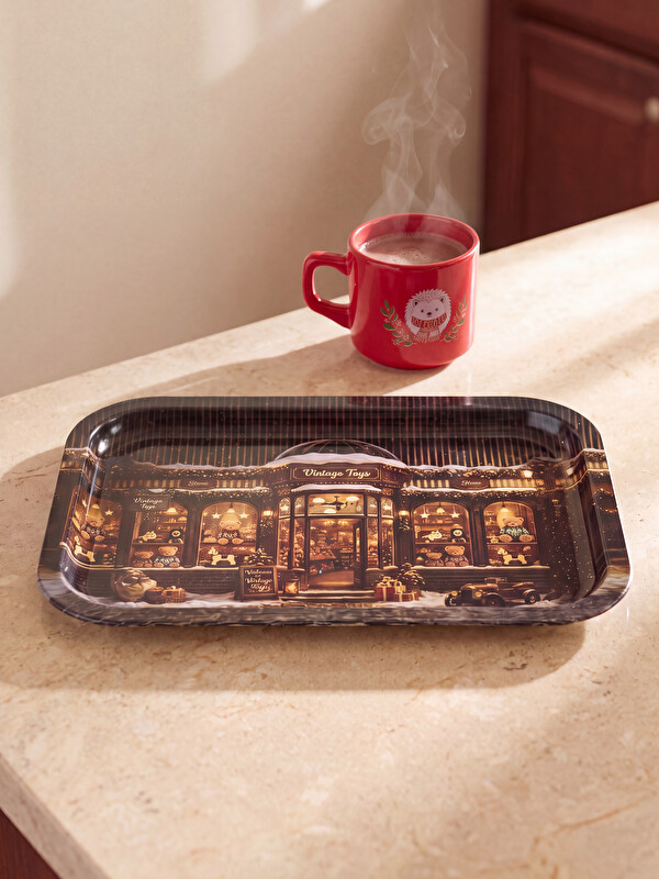 LCW HOME Printed Metal Tray