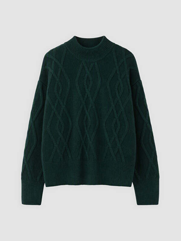 LCW EVERYDAY Woman Green Sweater