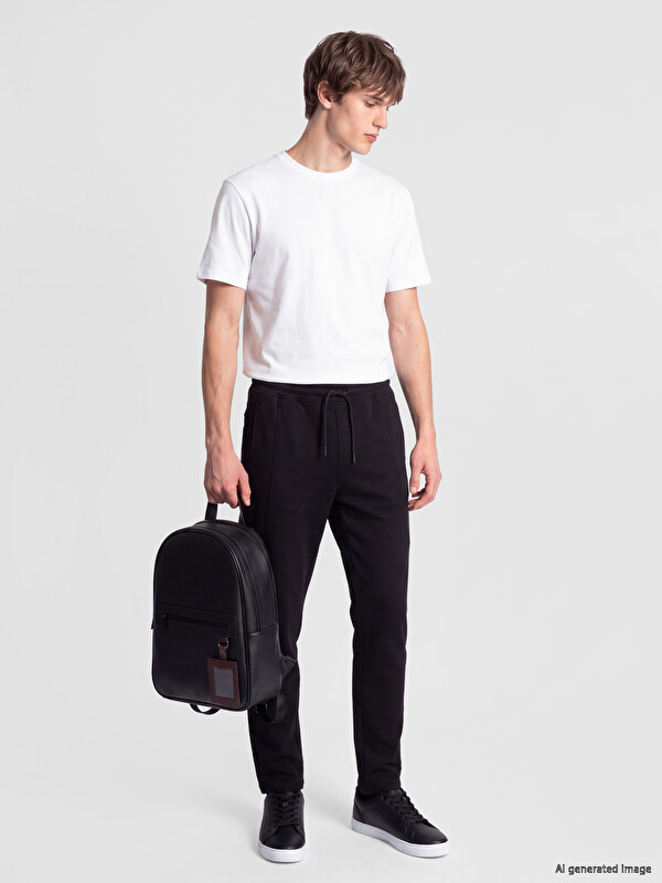 XSIDE Muškarac Crna Pantalone