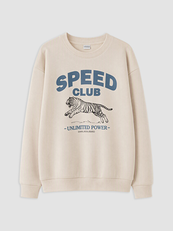 LCW Kids Printed Boys' Thick Sweatshirt