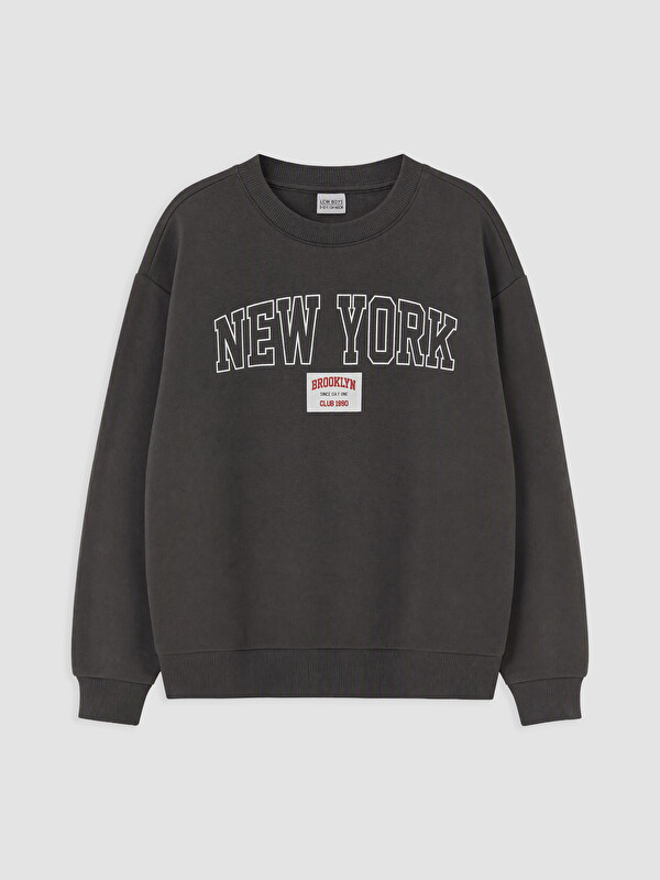 LCW Kids Printed Boys' Thick Sweatshirt