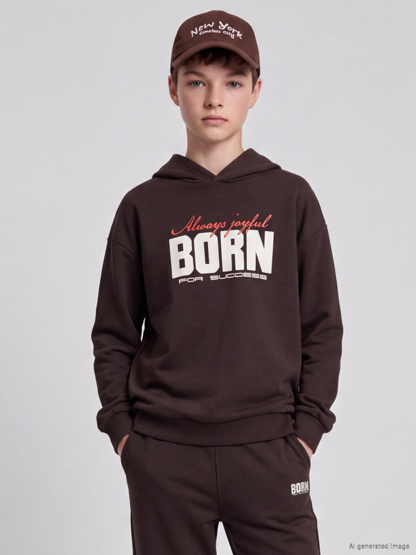 LCW Kids Kapüşonlu Kalın Erkek Çocuk Sweatshirt