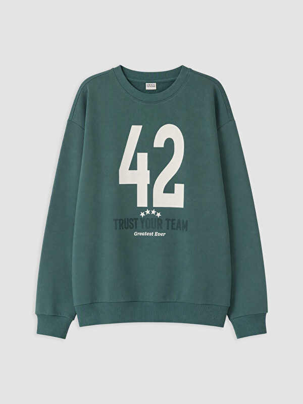 LCW Kids Boy Green Sweatshirt