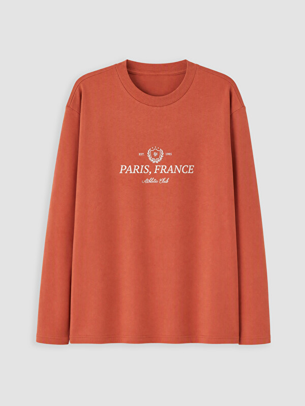 LCW Kids Crew Neck Paris Printed Boys' T-Shirt