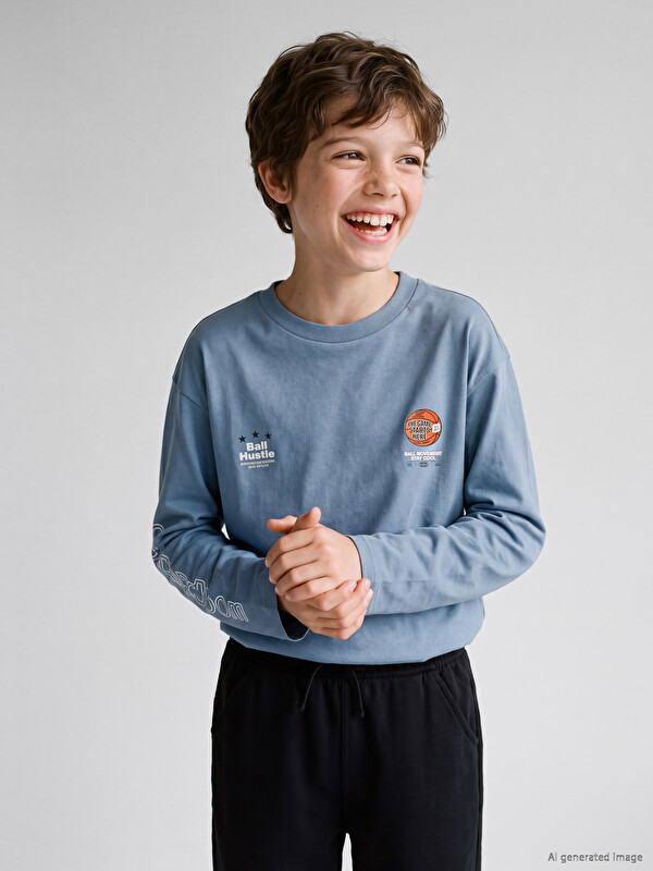 LCW Kids Long Sleeve Boys' T-shirt