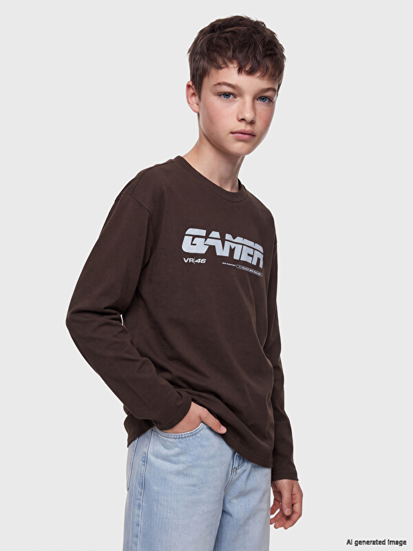 LCW Kids Printed Boys' T-shirt
