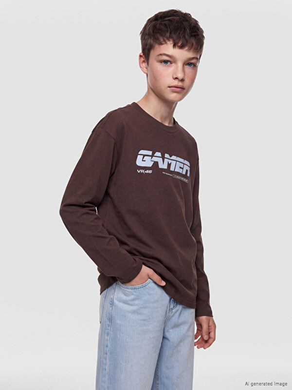 LCW Kids Printed Boys' T-shirt
