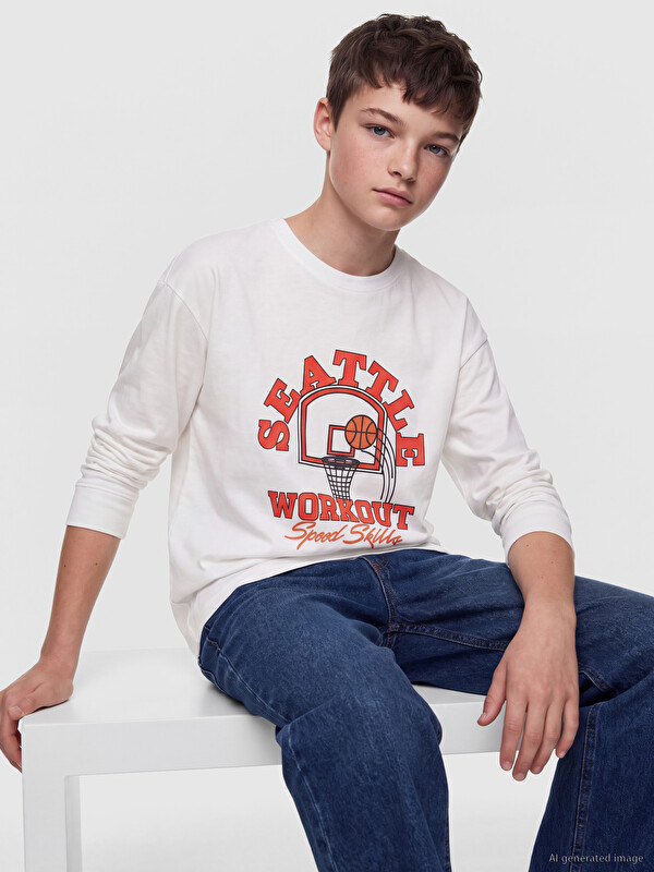 LCW Kids Printed Boys' T-shirt