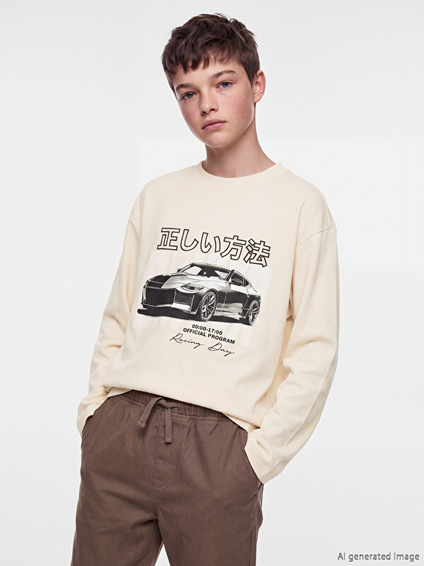 LCW Kids Crew Neck Printed Boys' T-Shirt