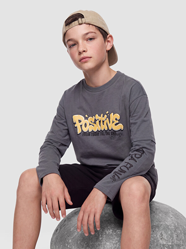 LCW Kids Printed Boys' T-Shirt
