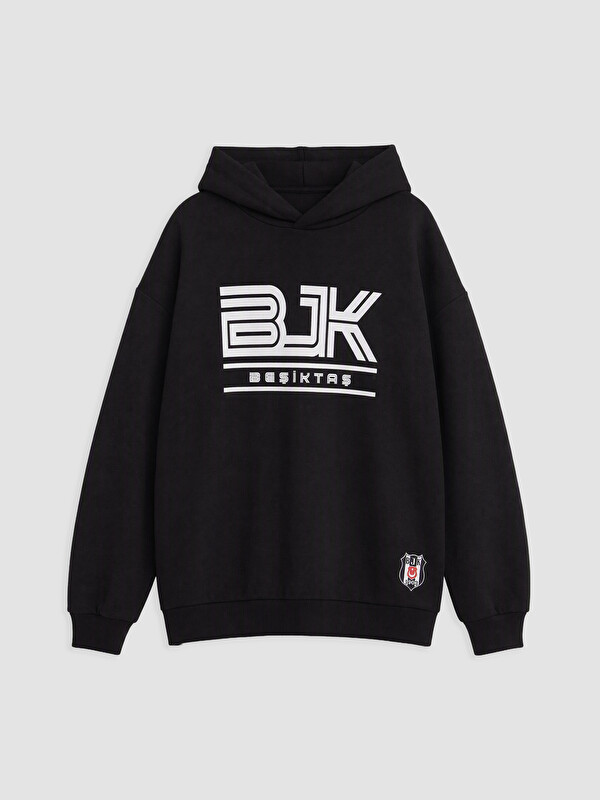 LCW Kids Beşiktaş Baskılı Erkek Çocuk Sweatshirt