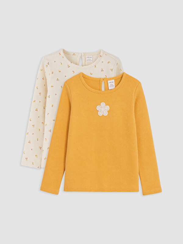 LCW Kids Girl Yellow T-Shirt