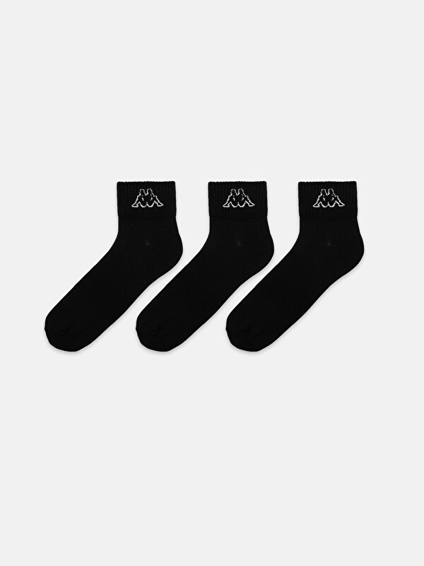 Kappa LC WAIKIKI Kappa Nakışlı Erkek Soket Çorap 3'lü Paket