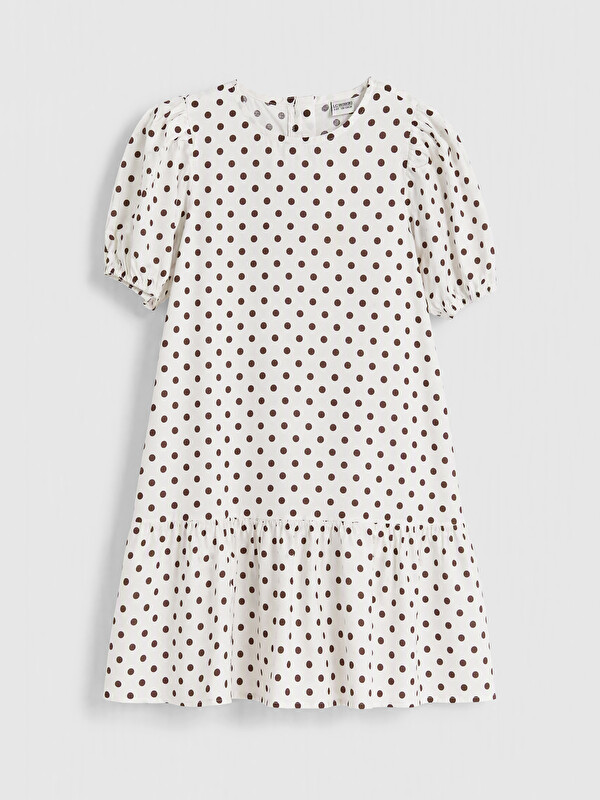 LCW Kids Polka Dot Poplin Girls' Dress