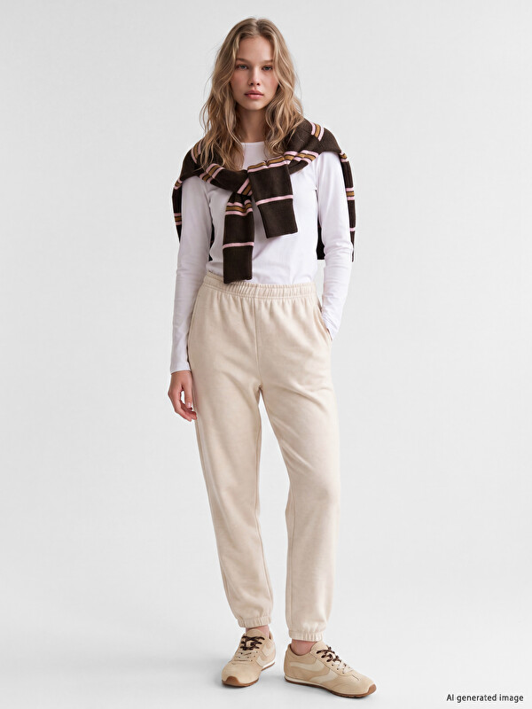 LC WAIKIKI Elastic Waist Women's Jogger Sweatpants