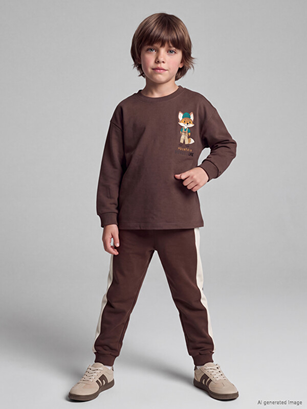 LCW Kids Color Block Boys' Jogger Sweatpants